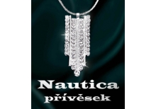 Nautica přívěsek - strass stříbřený